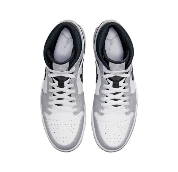 Air Jordan 1 Mid Light Smoke Grey – Image 4