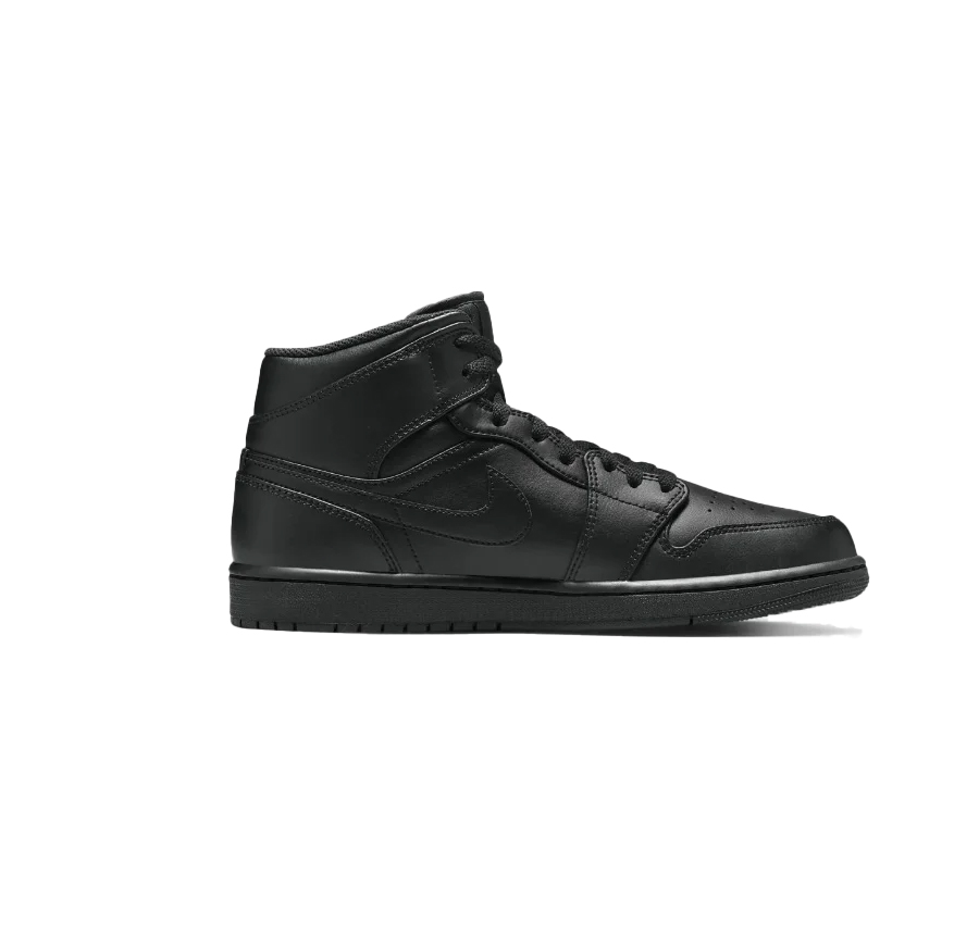 Air Jordan 1 Mid Triple Black