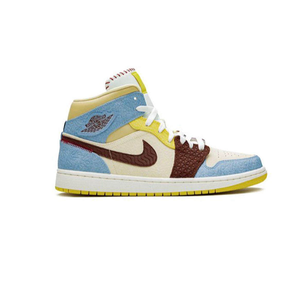 Air Jordan 1 Mid SE Fearless Maison Château Rouge