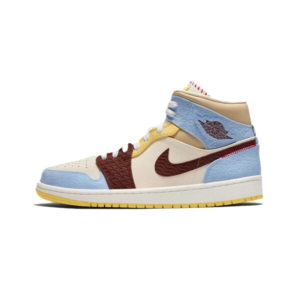 Air Jordan 1 Mid SE Fearless Maison Château Rouge – Image 2