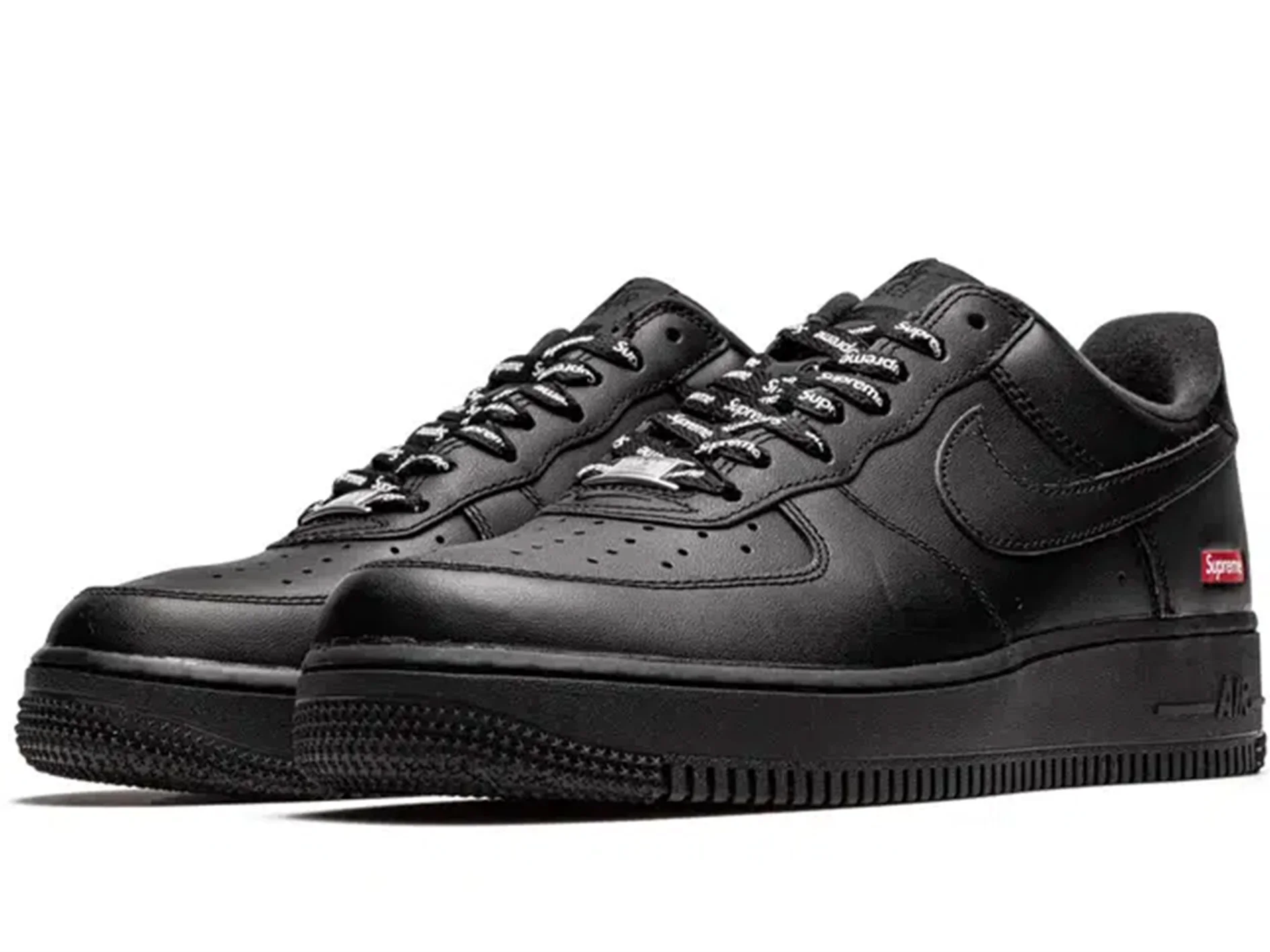 Supreme x Nike Air Force 1 Low Black 2
