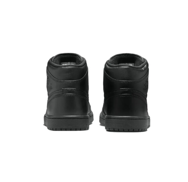 Air Jordan 1 Mid Triple Black – Image 3